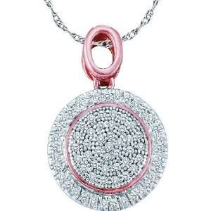   Carat Diamonds And Rose Colored Accent Circle And Oval Topper Jewelry