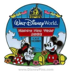  Disney Trading Pins   Cast Member   NEW Years DAY 2009 
