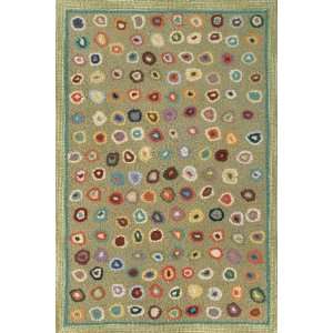   Dash and Albert Cats Paw Sage 8 x 10 Area Rug