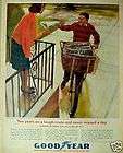   Bicycles Tires Long Island Press News Boy Delivery Bike Paper AD