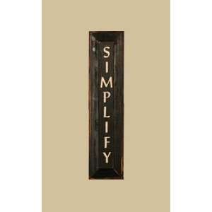   : SaltBox Gifts SK519SV Simplify Vertical Sign: Patio, Lawn & Garden