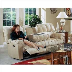  Cuddler Dual Reclining Sofa with Selec Table Fabric 