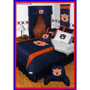  Auburn Tigers 5Pc SL Queen Comforter/Sheets Bed Set 