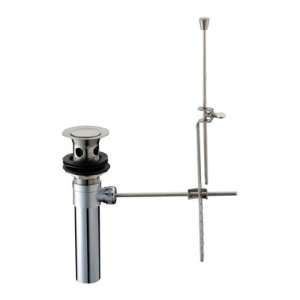 Dawn Faucet Accessories Standard Pop Up Drain with Lift Rod   Brushed 