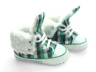   Baby Infant Fur Boots Shoes Boys Girl Size 3 4 5 6 24 month  