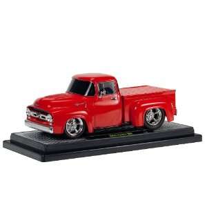   24 scale 56 Ford Truck Ground Pounder (Racing Red): Toys & Games
