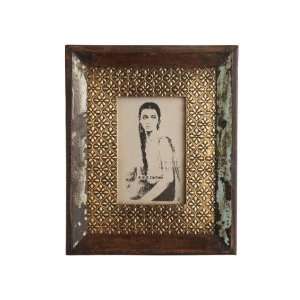  Home/Garden Décor By CBK Stamped 4X6 Frame/Mdf And Brass 