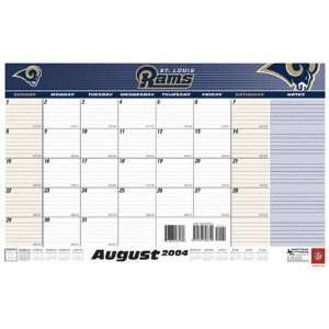  St. Louis Rams 2004 05 Academic Desk Calendar Sports 