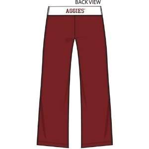 Texas A&M Aggies Womens Crop Yoga Pants Exercise Gear:  