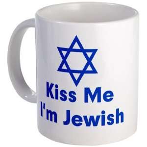  Kiss Me Im Jewish Funny Mug by CafePress: Kitchen 
