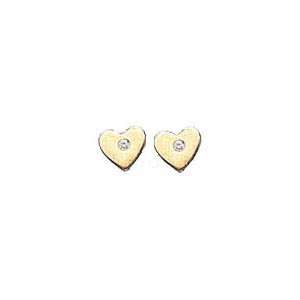   Heart Shaped Diamond Earrings (0.04 ct.tw) Evyatar Rabbani Jewelry