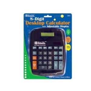  BAZIC 8 Digit Large Desktop Calculator Electronics