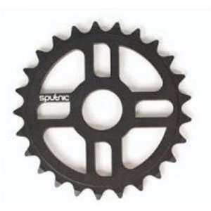  Sputnic Icon BMX Bike Sprocket   25T   Flat Black Sports 