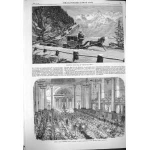  1864 Mont Cenis Mountains Horse Sledge Cope Liverpool 
