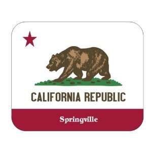  US State Flag   Springville, California (CA) Mouse Pad 