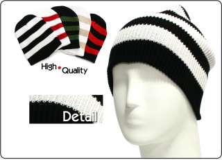 Color Choice striped BEANIE WINTER SKI HAT CAP SKULL  