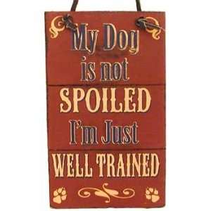  My Dog is Not Spoiled Christmas Ornament: Home & Kitchen