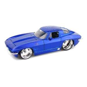  1963 Chevy Corvette Sting Ray Split Window 1/24 Blue: Toys 