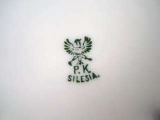 SILESIA rose set CREAMER SUGAR BOWL LID 1886 1914  