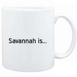  Mug White  Savannah IS  Usa Cities