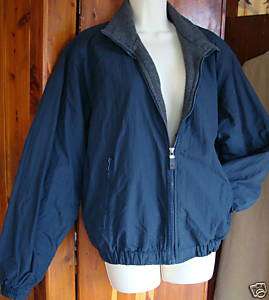 Catalina Outerwear S Navy Nylon & Fleece Lined Jacket  