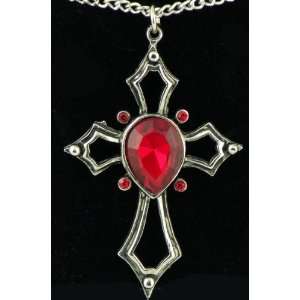   Red Heart Holy Cross Necklace Swarvoski Vampire: Everything Else