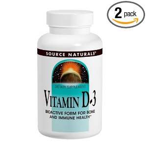   Vitamin D 3 2000IU, 100 Softgels (Pack of 2)
