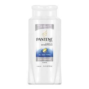 PANTENE Pyrithione Zinc Anti Dandruff Shampoo, 25.4 Fluid Ounce (Pack 