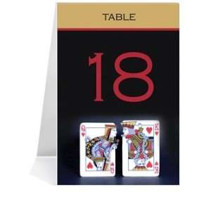  Wedding Table Number Cards   Queen & King #1 Thru #46 