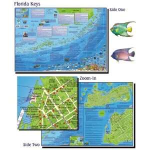  Franko Maps Florida Keys Guide and Dive Map Sports 