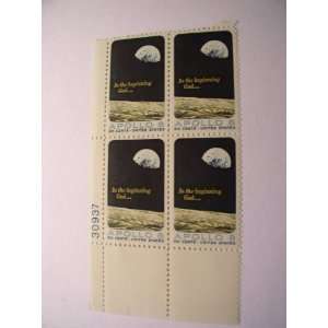  US Postage Stamps, 1969, Apollo 8 Issue, Moon And Earth, S 