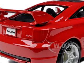 TOYOTA CELICA GT S RED 1/24 DIECAST MODEL CAR  