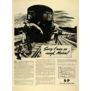  1944 Ad Southern Pacific Transportation Co Railroad SP 