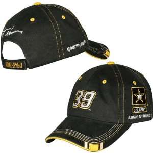 Checkered Flag Ryan Newman Us Army Blackout Hat Adjustable:  