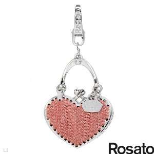  ROSATO Sterling Silver Heart Pendant: ROSATO: Jewelry