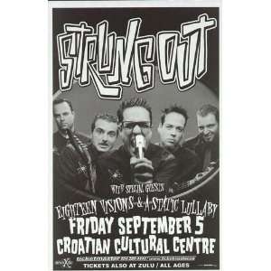  Strung Out Vancouver Original Concert Poster 2003