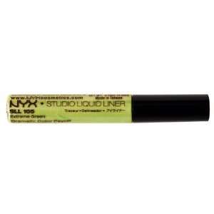  NYX Studio Liquid Liner Extreme Green (Pack of 3) Beauty