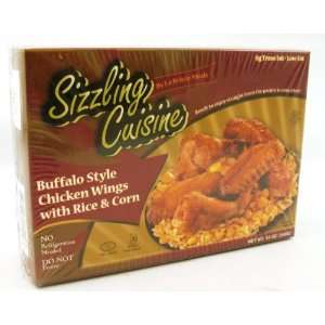     Buffalo Style Chicken Wings with Rice & Corn (Four 12 oz. meals