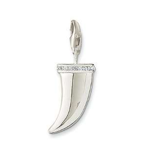   Thomas Sabo Tooth Silver Charm, Sterling Silver Thomas Sabo Jewelry