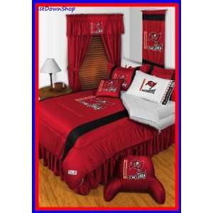   Buccaneers 5Pc SL Full Comforter/Sheets Bed Set: Sports & Outdoors
