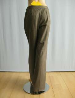 SoCa by St. John Wool Trousers Pants Mocha 10 $295  