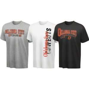    Oklahoma State Cowboys Cube T Shirt 3 Pack: Sports & Outdoors