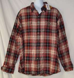 Mens Timberland NWT Plaid Flannel Shirt XXL XL Small 676108300719 