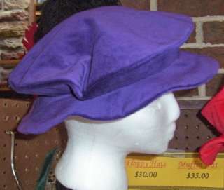 Cotton Velveteen Floppy Hats in 4 Colors & 2 sizes  
