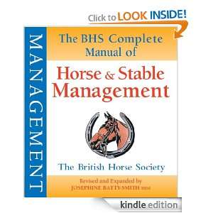   Complete Manual of Horse and Stable Management (British Horse Society