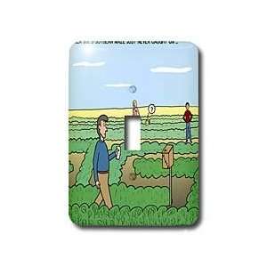 Rich Diesslins Funny Out to Lunch Cartoons   Farmer Joes Soybean Maze 