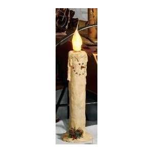 Snowman Candle candlestick ~ Wonderful Christmas Accent Country Decor 