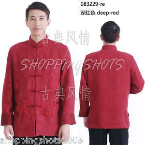 chinese coat clothing clothes for men jacket 083229 multi colored size 