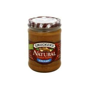  Smuckers Natural Peanut Butter, Creamy,16oz,: Everything 