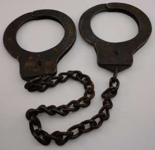 Harvard Lock Company Vintage Handcuffs  